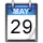 Calender icon for 29/05/2013