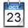Calender icon for 23/10/2012